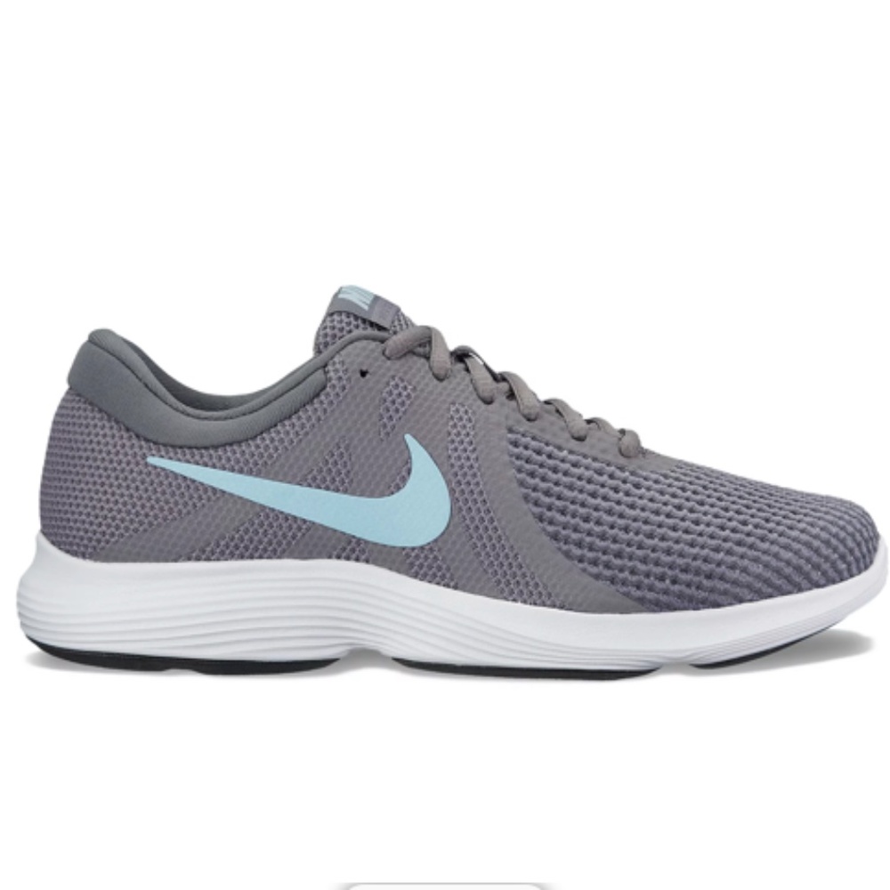 Nike Revolution 4 Women's Running Shoes Grey Size 7.5